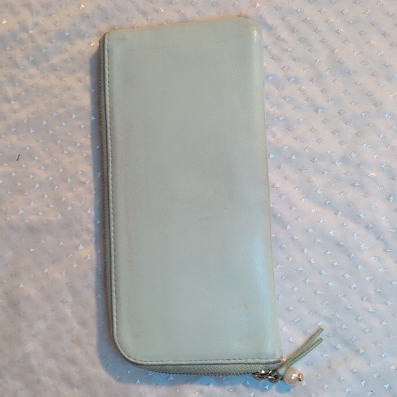 Lanvin en Bleu L-shaped Blue Soft Leather Wallet - Picture 10 of 16